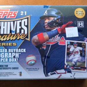 2021 Topps Archives Signature Series Box